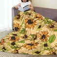 thumbnail image 6 of Sikiie Sunflowers Ultra-Soft Micro flannel Blanket Luxury All Seasons Warm Blanket for Bedding Sofa and Travel (4 sizes)-50"x40", 6 of 7