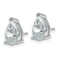 thumbnail image 2 of Auriga Fine Jewelry 14K White Gold 5 cwt. Pear-cut Lab Grown Diamond Stud Post Earrings For Women (Clarity -VS/SI, Color -DEF), 2 of 5