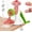 Green, variant on Manual Meat , Heavy Duty Meat Mincer Sausage Stuffer,Hand with Stainless Steel for Meat, Sausage, Cookies,Green(3 in 1, with table clamp)