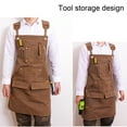 thumbnail image 3 of Koszal Baking Apron Fine Stitch Single Layer Classic Design Cross-Back Studio Workshop Apron for Flower Shop, 3 of 7