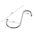 thumbnail image 3 of Vaidha Stainless Steel Metal S Hooks Kitchen Pot Pan Hanger Clothes Storage Rack 20 Pcs, 3 of 5