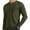 AA01-Army Green, variant on Men's V Neck Long Sleeve Shirts Casual Henley Cotton T-Shirts Slim Fit Longline Tee Shirts Dark Gray 2XL