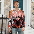 thumbnail image 3 of My Hero Academia Zip Up Hoodies Unisex Realistic 3D Print Sweatshirt Long Sleeve Hooded Jacket Coat XL, 3 of 8
