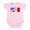 Petal Pink, variant on CafePress - United States And Mexico Flags Combined Body Suit - Baby Light Bodysuit, Size Newborn - 24 Months