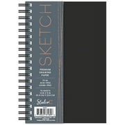 Studio C 2353839 Premium Sketch Book, Black - 75 Sheets - Case of 12 - Pack of 12