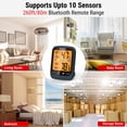 thumbnail image 6 of TempPro TP359W Bluetooth Hygrometer Thermometer, 260FT Wireless Remote Temperature and Humidity Monitor, with Large Backlit LCD (Formerly ThermoPro), 6 of 6