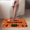 thumbnail image 4 of 1pc Happy Halloween Absorbent Non-Slip Bathroom Thickened Flannel Rug Decor,Soft,Quick Drying,Suitable For Indoor/outdoor Use,Bathrooms,Bedrooms,Kitchens,Terrace,Laundry Rooms,16"x24", 4 of 9