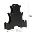 thumbnail image 6 of Dumbbell Rack Stand, 3 Tier Dumbbells Hand Weights Sets, Holds 30 Pounds, Sturdy, Durables, Convenient for Daily Use(black), 6 of 6