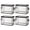 1#D-a, variant on Kiddiway Medium White Heavy Duty Clear - Plastic Storage boxs with Zipper and Handles, for Clothes, Moving, Home Organization, Wardrobe Storage, Shoe Boxes,F