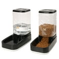 thumbnail image 4 of Elevon Automatic Pet Feeder and Water Dispenser Set, Dog Cat Gravity Food and Water Dispenser Set with Pet Food Bowl, Automatic Cat Feeder for Small Large Pets Puppy Kitten Large Capacity(Black,3.8L), 4 of 8