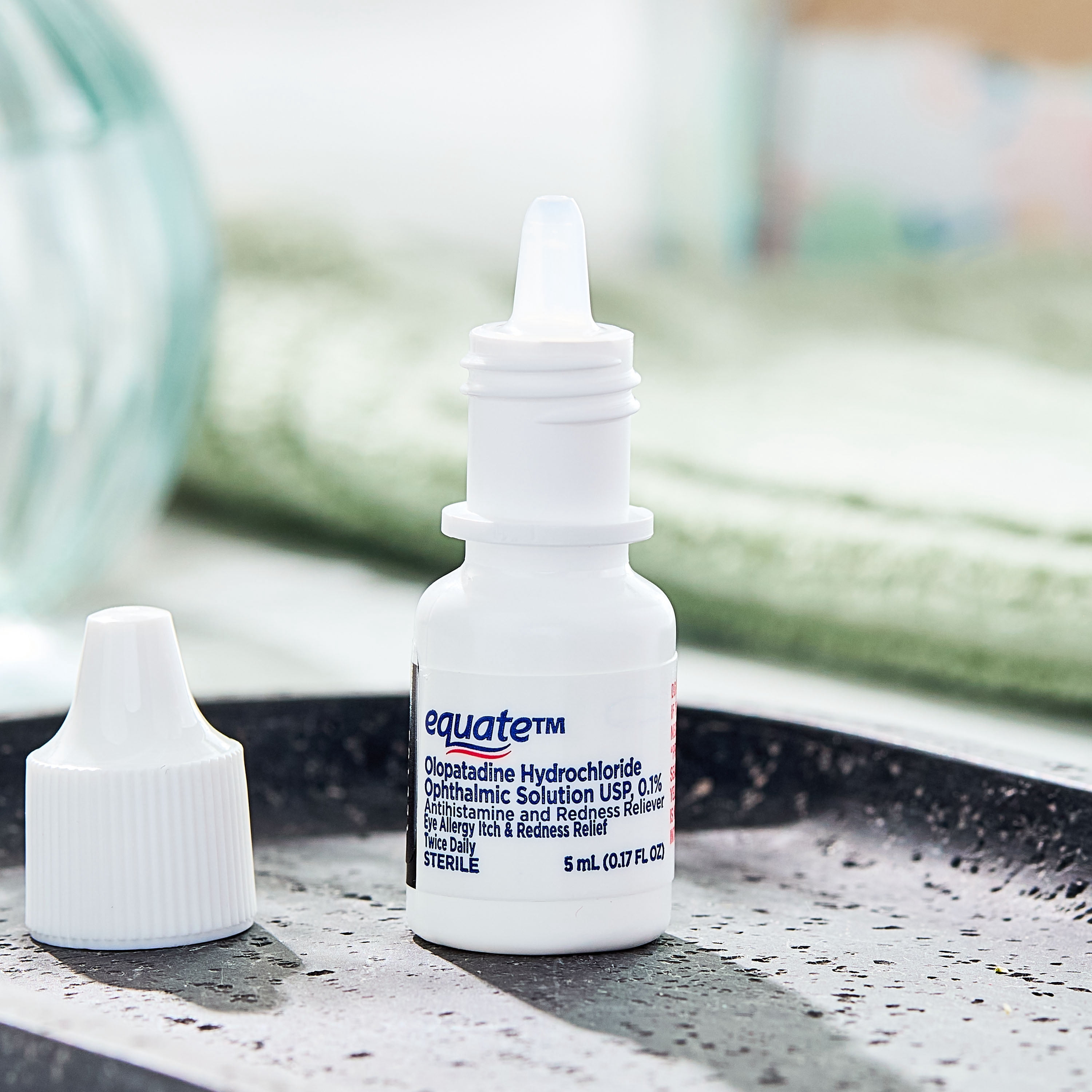Equate Eye Itch Relief Antihistamine Eye Drops, Olopatadine HCL 0.1%, 5mL, Compare to Pataday Twice Daily Relief Active Ingredient