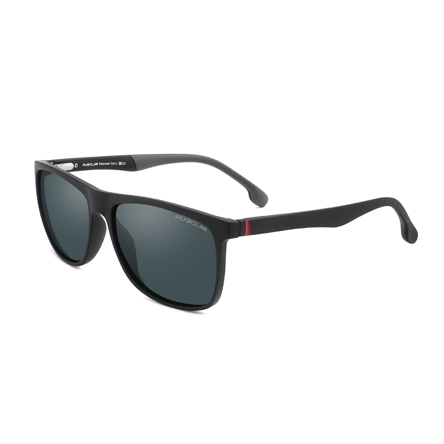 PUKCLAR Men's polarized sunglasses TR90 Frame UV400 Sport Sunglasses