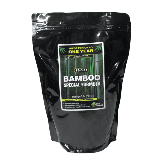 Real Growers Bamboo Fertilizer, 12 Month Slow Release Granular Plant Food, 5 lb