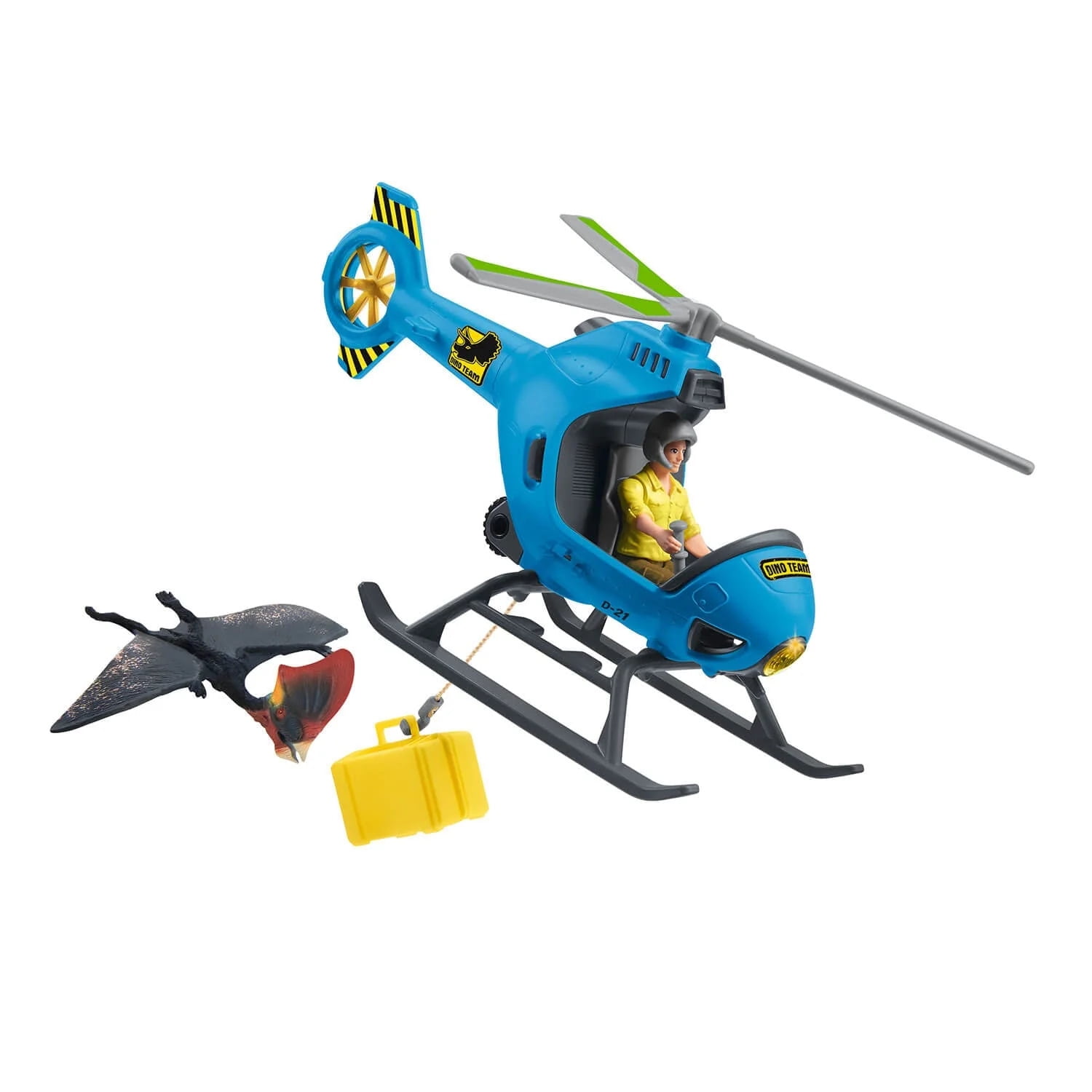 Schleich - Dinosaurs: Air Attack Action Figure Set, 10 Pieces