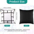 thumbnail image 2 of GHSDFBB Sublimation Panel Pillow Case Sublimation Pillow Cover Sublimation Polyester Pillow Cover Blank Case Throw Pillow Covers 18x18 Inch for Sofa Couch Sublimation Printing, 3 Styles (6 P, 2 of 7