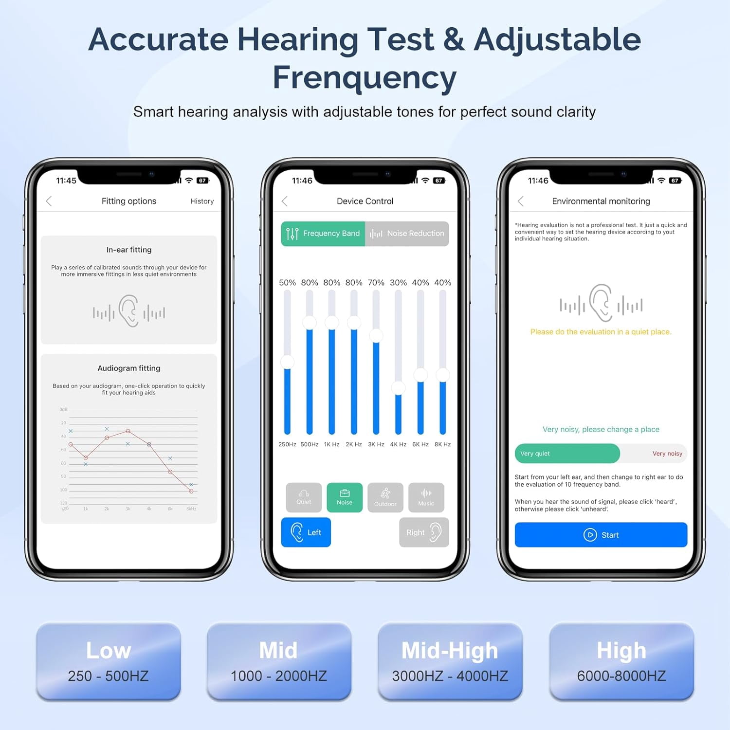 SUWU Hearing Aids for Seniors with Noise Cancelling, Rechargeable Hearing Amplifier with with Smart APP Control for People with Hearing Loss