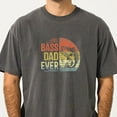 thumbnail image 5 of Bass Dad Ever Fishing T-Shirt, Funny Retro Fisherman Dad Tee, Father's Day Gift for Anglers, 5 of 7