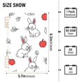 thumbnail image 4 of joogoo Spiral Journal Notebook Rabbit and Apple Hand Draw College Ruled Notebooks 8.3" x 5.7" 1 PC, 4 of 8