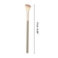 thumbnail image 2 of Unique Bargains 1 Pc Durable Fan-shaped Highlighter Brush Light Coffee Color Nylon Hair Aluminum Tube Plastic Handle, 2 of 5