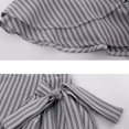 thumbnail image 5 of Robe d'Été pour Filles T-Shirt à Imprimé Floral Manches Courtes + Jupe Mini Rayée 2 Pack, 5 of 5