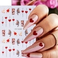 thumbnail image 4 of Pegatinas para uñas LBPE-PAMZ para el día de San Valentín, 4 hojas, 4 of 7