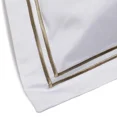 thumbnail image 2 of 400TC Cotton Double Embroidery Sateen Solid Round Duvet Cover Set, 2 of 4