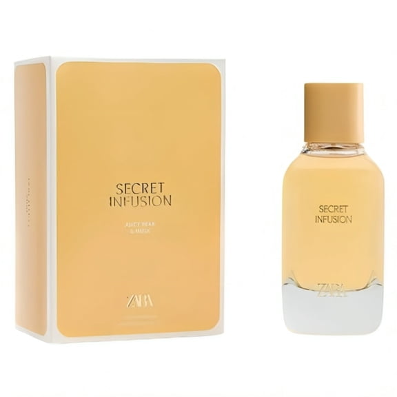Zara Secret Infusion Perfume for Women Pear Floral Bouquet & Pink Musk Fragrance Scent Eau de Parfum EDP 100ml (3.38 fl. oz)