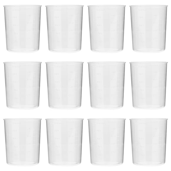 40Pcs 100ML Graduated Measuring Cup Liquid Measuring Cup Set for Laboratory