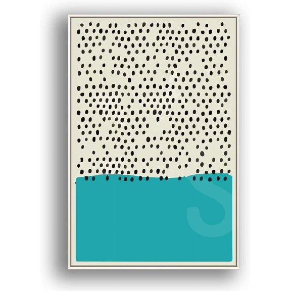 IDEA4WALL Framed Canvas Art Abstract Illustration Picture Prints for Modern Home Wall Decoration
