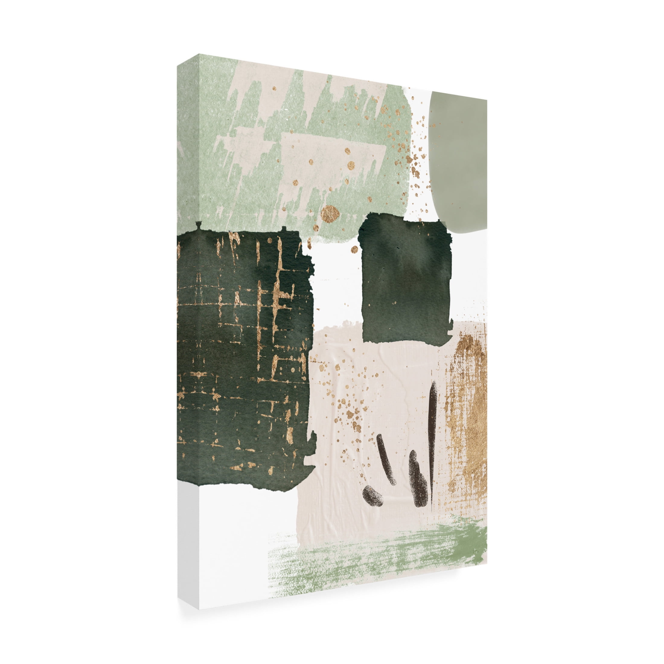 Trademark Fine Art Sally Ann Moss Green of Curiosity 4 Canvas Wall Art