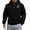 Black, variant on Men’s Tactical Hoodie With American Flag Print Warm Fleece Pullover Sweatshirt Drawstring Hood Kangaroo Pocket Stylish Black Design,Size M-3XL