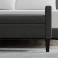 thumbnail image 3 of 52" Upholstered Storage Bench in Dark Gray, 3 of 7
