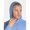 thumbnail image 4 of George Men's & Big Men's Lightweight Pullover Shirt Hoodie, Sizes S-3XL, 4 of 5