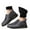 Grey, variant on Men's Comfortable On Casual Shoes Breathable Walking Shoes Non Loafers For Daily Wear Lightweight Soft Sole 7.5 Black