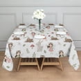 thumbnail image 3 of White Forest Fairy Pattern Square Tablecloth,Waterproof Square Table Cover,Wipeable Spillproof Washable Table Cover for Home Kitchen Party Decor 42"X42"(107x107cm), 3 of 6
