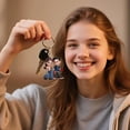 thumbnail image 2 of Personalized Acrylic Couple Keychain - Valentine's Day Gift for Lovers, Anniversary Wedding Present for Him Her Wifey Hubby, 2 of 8