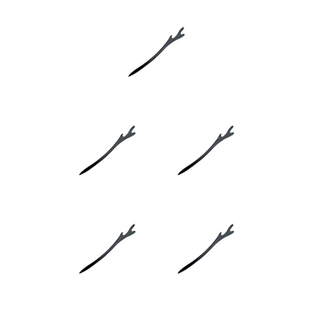 Minnieouse Palillos para el cabello Prop Styling Chinese Ponytail Holder Accesorios ligeros para la cabeza Señora Adultos Adolescentes Black Longjiao Type2 NO2 Minnieouse CBP497636