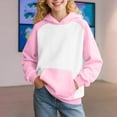 thumbnail image 3 of Eltusu Girls Hoodies, Pullover Soft Long Sleeve Loose Girls Sweatshirts Pink Size 13-14 T, 3 of 5