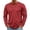 Red 47#, variant on Christmas Men Round Neck Long Sleeve Pullover Top, Novelty Printed Xmas Festive Casual Wear, Comfortable Winter Party Shirts, Stylish Daily Outfit For Holiday Black 2XL