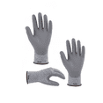 thumbnail image 3 of Guantes Anticorte Bloosom  Nivel 5 Industrial Trabajo Rudo Resistente Chica Gris, 3 of 4