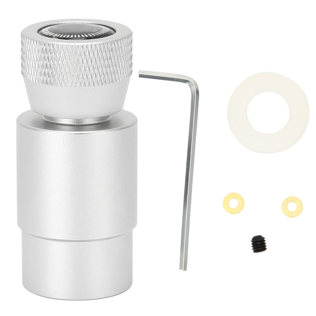 Adaptador de CO2 para soda, conector de válvula ASA 1/4BSPP-TR21-4, accesorio de llenado plateado