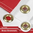 thumbnail image 3 of G128 - Poland Polish Flag 3x5 ft Printed Brass Grommets 150D Quality Polyester Flag Indoor/Outdoor - Much Thicker and More Durable than 100D and 75D Polyester, 3 of 6