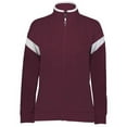 thumbnail image 2 of Holloway Ladies Limitless Jacket 229779 Maroon/White Xl, 2 of 3