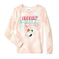thumbnail image 2 of SQUISHMALLOWS Girls’ 4-Piece Pajama Set - Long Sleeves T-Shirt and Pajama Pants, Ivory/Pink, 10, 2 of 7
