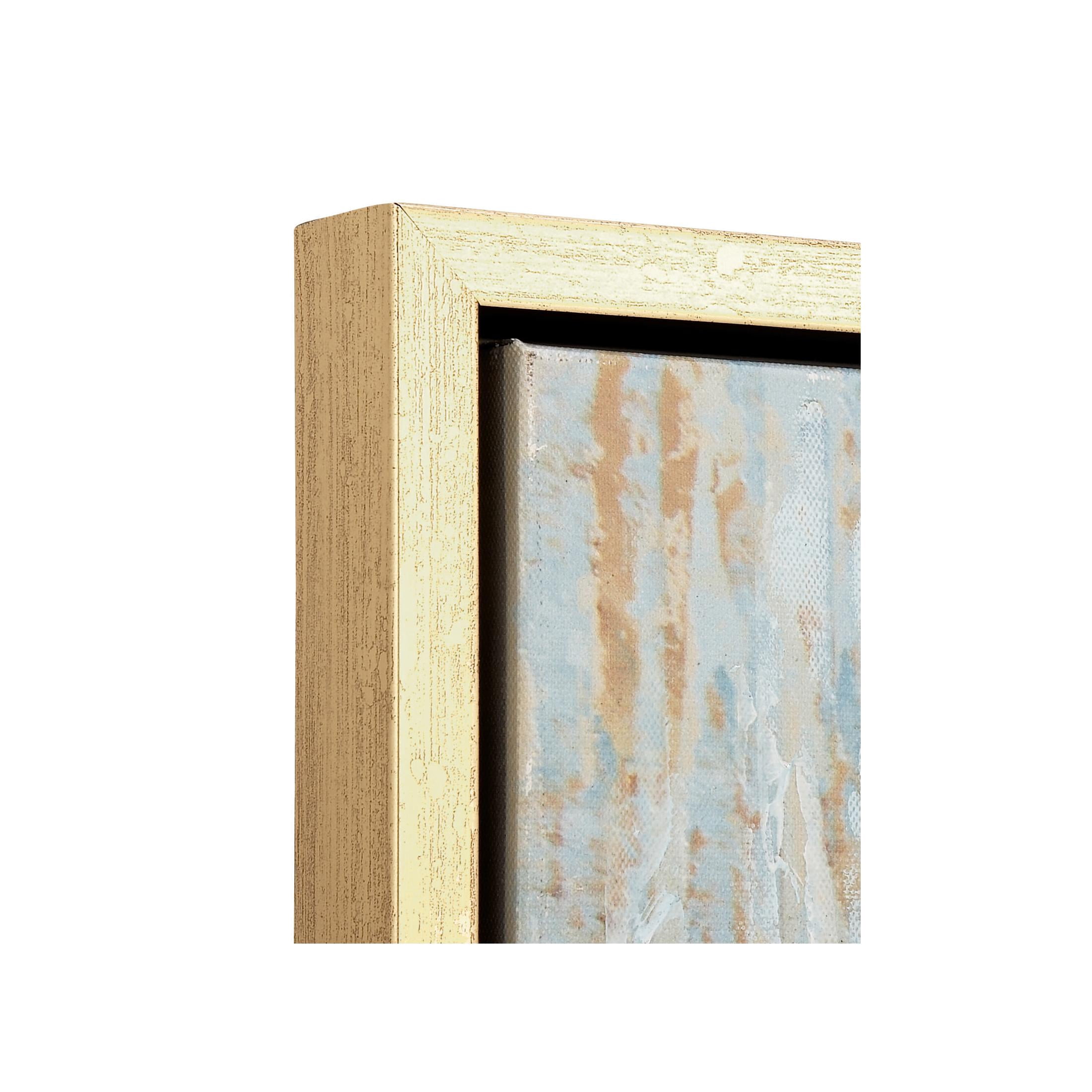 47" x 36" Abstract Tree Framed Wall Art with Gold and Copper Accents, by DecMode