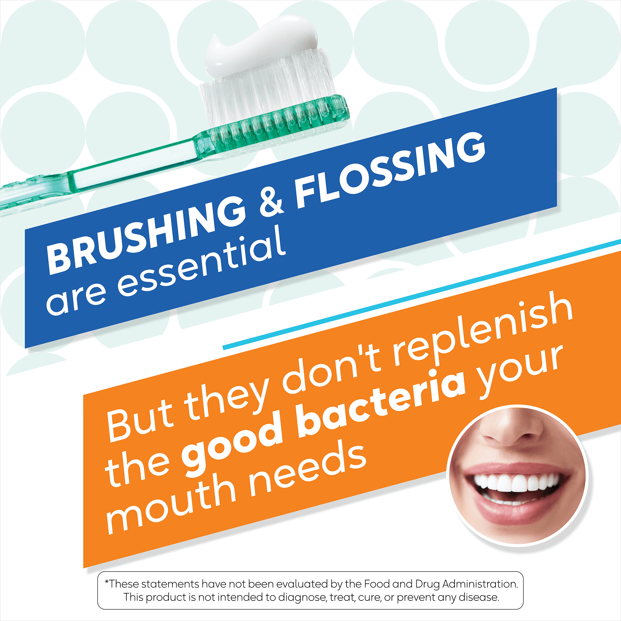 BioGaia Fresh Breath | Dental Probiotic Lozenge | Fights Bad Breath & Halitosis | Healthy Gums & Teeth | Dual-Action L. reuteri Oral Probiotics + Zinc | Fresh Mint Flavor | 30 Day Supply