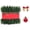 Green, variant on Christmas Garland with Bows and Ornaments | 16.4ft Green Plastic Pine Garlands | Includes 12 Red Bows & 12 Gold Balls | Indoor Outdoor Holiday Decor for Home Mantle Staircase