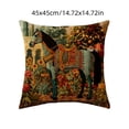 thumbnail image 3 of DefiDgd 18x18inch Embroidered Throw Pillow Cover,Animal Theme Pillowcase,Different Animal Embroidered Pillow Cover for Sofa Couch Bedroom Living Room Home Decor(DD), 3 of 6