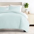 thumbnail image 5 of Duvet Cover Set - Ultra Soft & Breathable - Light Blue Chevron for Queen Size Bedding by Comfort Canopy, 5 of 15