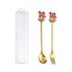 thumbnail image 2 of Juego de cucharas navideñas BLESIY Acero inoxidable Cucharas de postre, 2 of 8